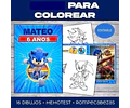 Kit Imprimible Sonic Editable + Libro Para Colorear