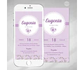 Kit Imprimible Pajarito Y Flores Violeta Lila - Candy Bar