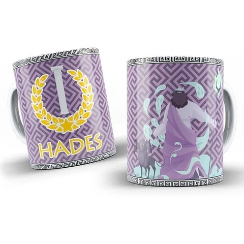 Kit Diseños Plantillas Tazas Dioses Del Olimpo Sublimación 