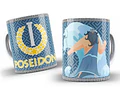 Kit Diseños Plantillas Tazas Dioses Del Olimpo Sublimación 