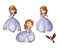 Kit Imprimible Letras 3d Editables Princesita Sofía