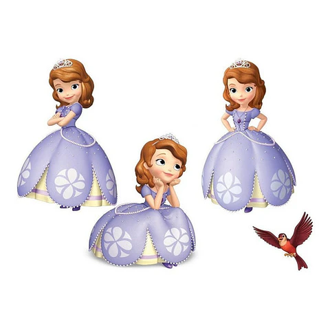 Kit Imprimible Letras 3d Editables Princesita Sofía