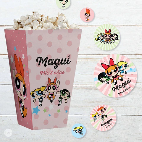 Kit Imprimible Superpoderosas The Powerpuff Girls Candy Bar