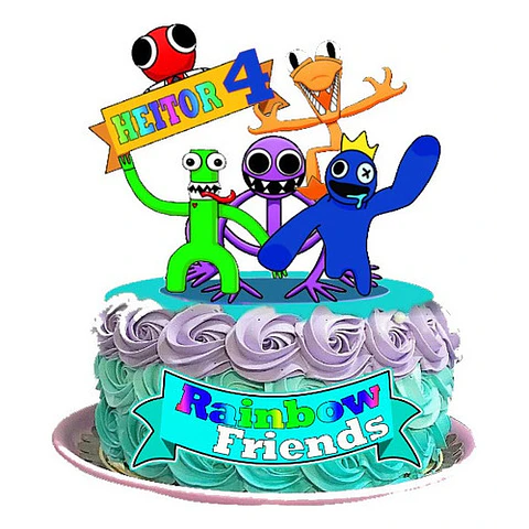 Kit Imprimible Rainbow Friends Completo Editable