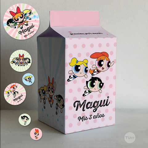 Kit Imprimible Superpoderosas The Powerpuff Girls Candy Bar