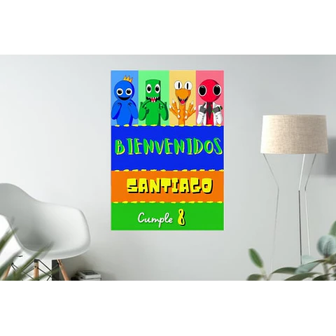 Kit Imprimible Rainbow Friends Completo Editable