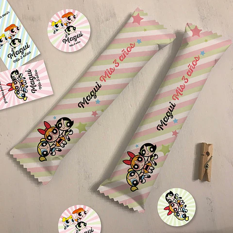 Kit Imprimible Superpoderosas The Powerpuff Girls Candy Bar