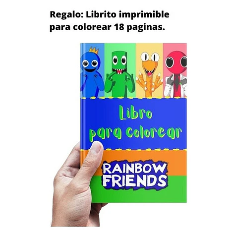 Kit Imprimible Rainbow Friends Completo Editable