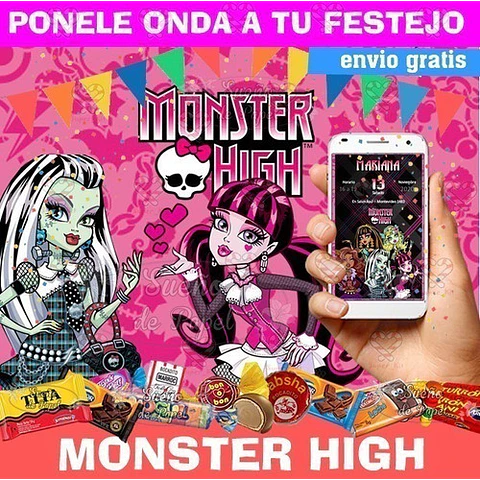 Kit Imprimible Monster High Editable