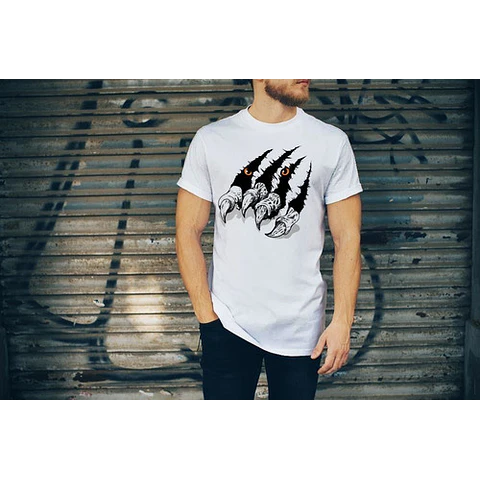 Pack De Diseños Para Remeras Efecto Rasgadas (único)
