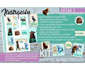 Kit Imprimible Desayuno Raya Y El Ultimo Dragón Disney Sisu