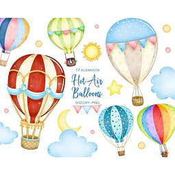 Cliparts Imagenes Png Globos Aerostaticos 1  Is19