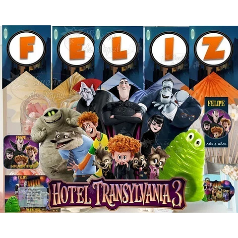 Kit Imprimible Hotel Transylvania 3 Editable