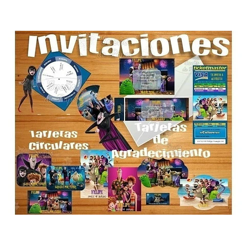 Kit Imprimible Hotel Transylvania 3 Editable
