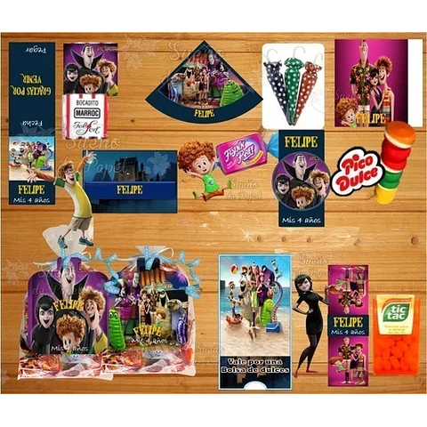 Kit Imprimible Hotel Transylvania 3 Editable