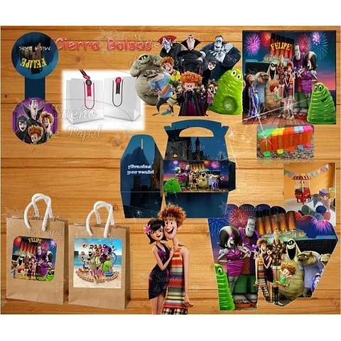 Kit Imprimible Hotel Transylvania 3 Editable