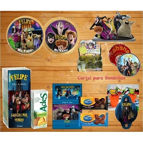 Kit Imprimible Hotel Transylvania 3 Editable