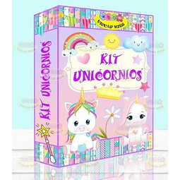Kit Imprimible Unicornios Empresarial Imágenes Fondos Y Kits