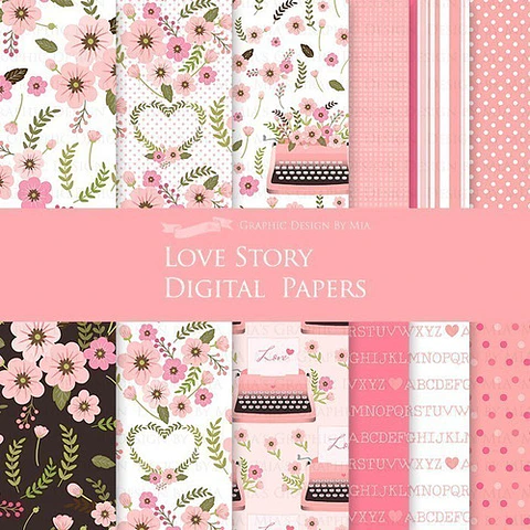 Cliparts Png Y Papeles Digitales Historia De Amor M15