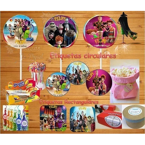 Kit Imprimible Hotel Transylvania 3 Editable