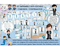 Kit Imprimible Comunion Confirmacion Varon 100% Editable