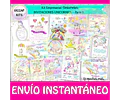 Kit Imprimible Unicornios Empresarial Imágenes Fondos Y Kits