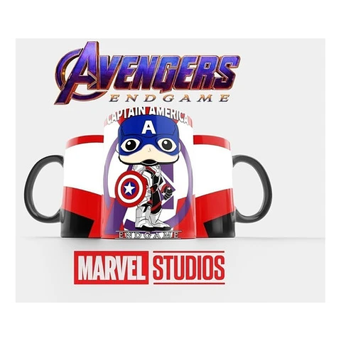 +70 Plantillas Sublimación Tazas - Avengers Endgame