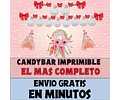 Kit Imprimible Candy Bar Carpa India Teepee Bautismo Full