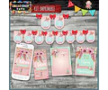 Kit Imprimible Candy Bar Carpa India Teepee Bautismo Full