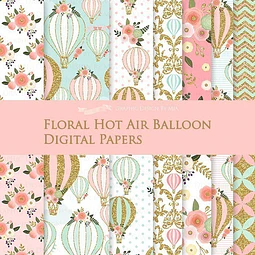 Cliparts Png Y Papeles Digitales Globos Aerostaticos M12