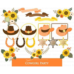Cliparts Png Papeles Digitales Cowgirl Vaquera M7