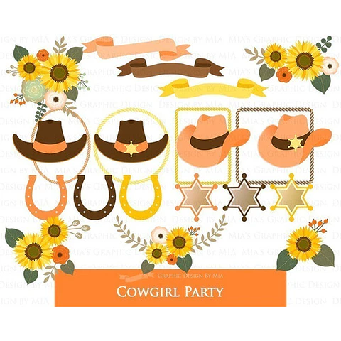 Cliparts Png Papeles Digitales Cowgirl Vaquera M7