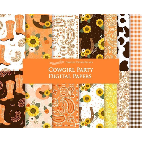 Cliparts Png Papeles Digitales Cowgirl Vaquera M7