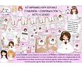 Kit Imprimible Candy Bar Comunion Confirmacion 100% Editable