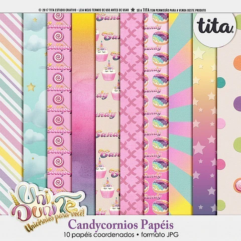 Imagenes Png Y Papeles Digitales Candycornios Pasteles T44