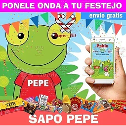 Kit Imprimible Sapo Pepe Poing Poing Editable
