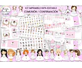Kit Imprimible Candy Bar Comunion Confirmacion 100% Editable