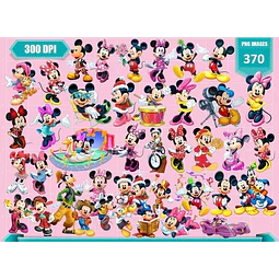 Bundle 370 Cliparts Imagenes Png Mickey Y Minnie Mouse B3