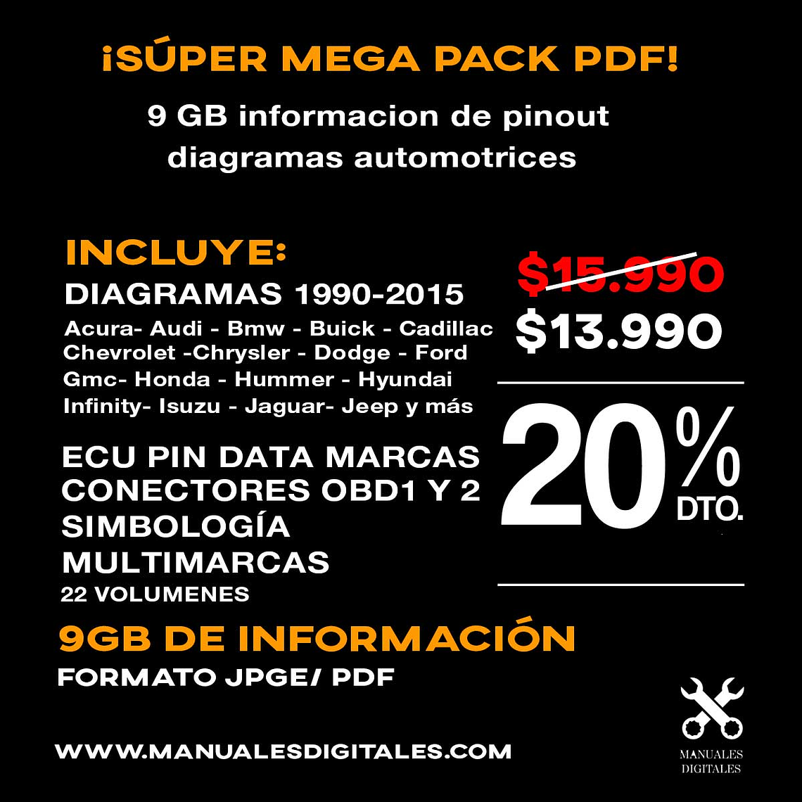Super Pack Pinot y Diagramas automotrices ( 1990 - 2015 ) 1