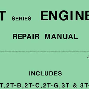 Manual de Taller Toyota Series T ( 1978 - 1981  ) Inglés