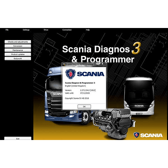 Scania Diagnos Programmer SDP3 2.44.1 + 2.44.3 ( 2020 ) Multilenguaje 