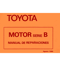 Manual de Taller Toyota Serie B ( 1980 - 1984 ) Español