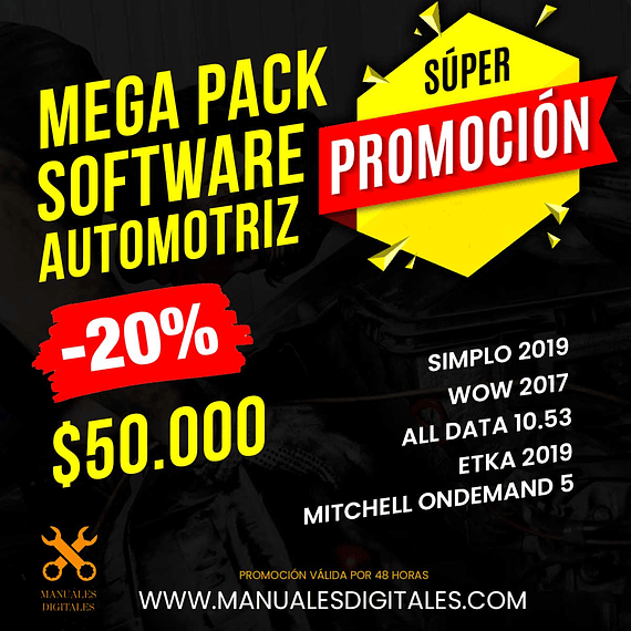 Super Mega Pack Software Automotriz 2020
