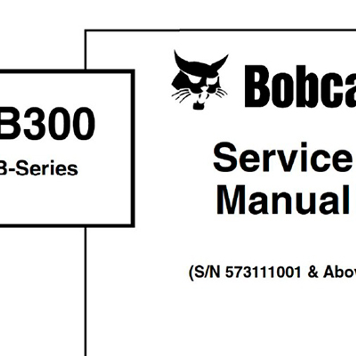 Manual De Taller Bobcat B300 1