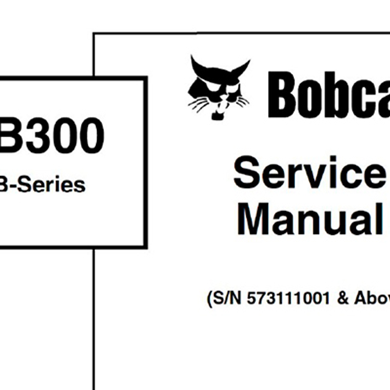Manual De Taller Bobcat B300 1
