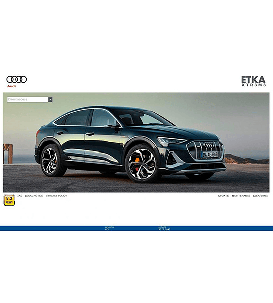 ETKA 8.3 AUDI 2021