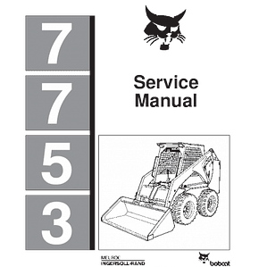 Manual de Reparación de Servicio - Bobcat 7753