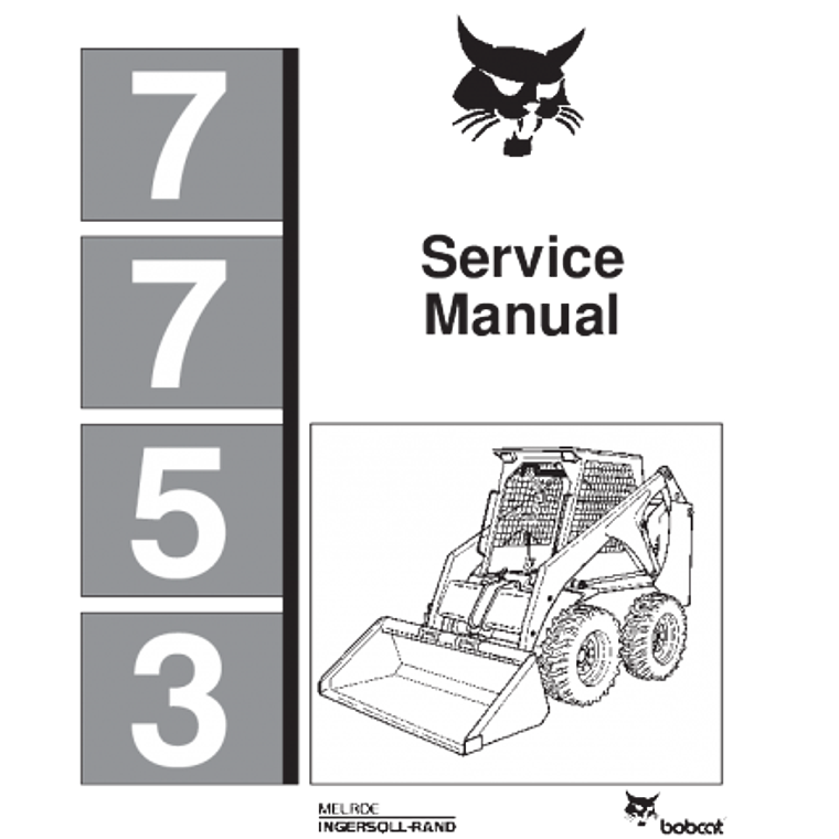 Manual de Reparación de Servicio - Bobcat 7753 1