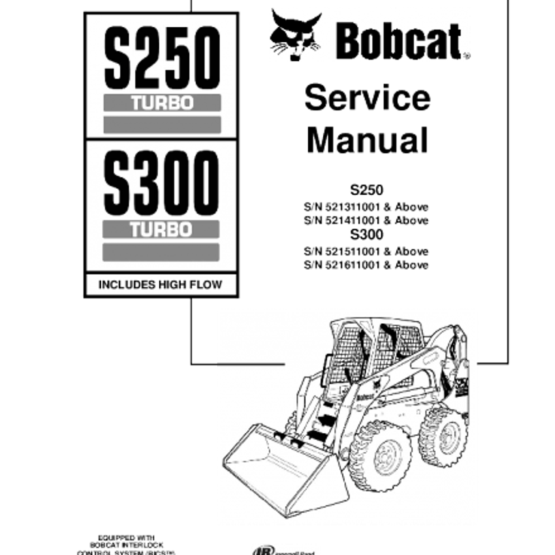 Manual de Reparación de Servicio - Bobcat S250, S300 1