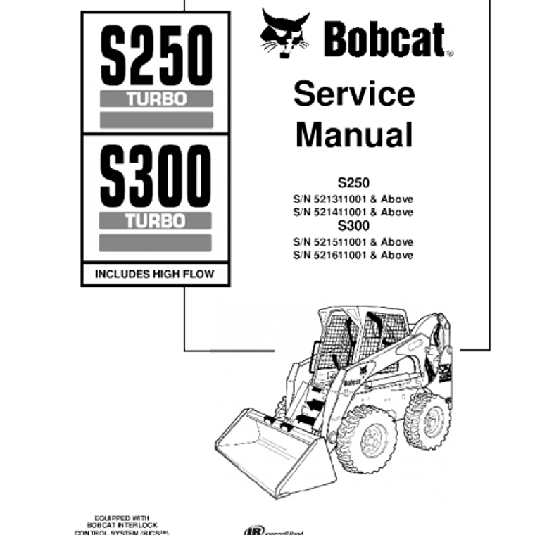 Manual de Reparación de Servicio - Bobcat S250, S300 1